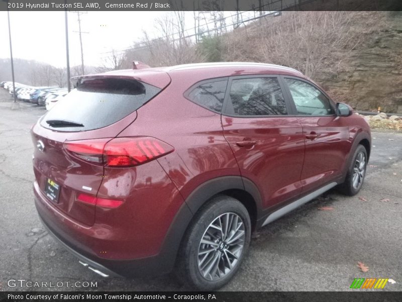 Gemstone Red / Black 2019 Hyundai Tucson SEL AWD