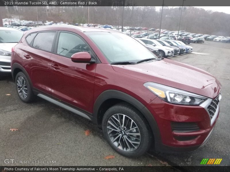 Gemstone Red / Black 2019 Hyundai Tucson SEL AWD