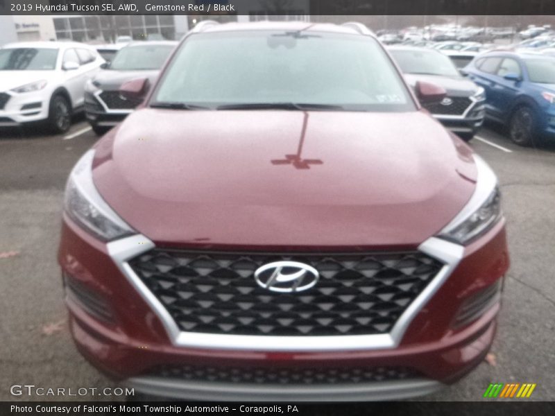 Gemstone Red / Black 2019 Hyundai Tucson SEL AWD