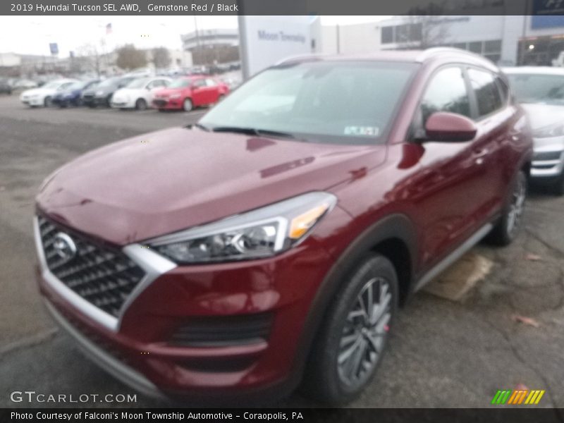 Gemstone Red / Black 2019 Hyundai Tucson SEL AWD