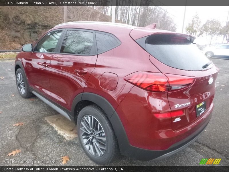 Gemstone Red / Black 2019 Hyundai Tucson SEL AWD
