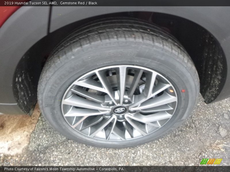 Gemstone Red / Black 2019 Hyundai Tucson SEL AWD