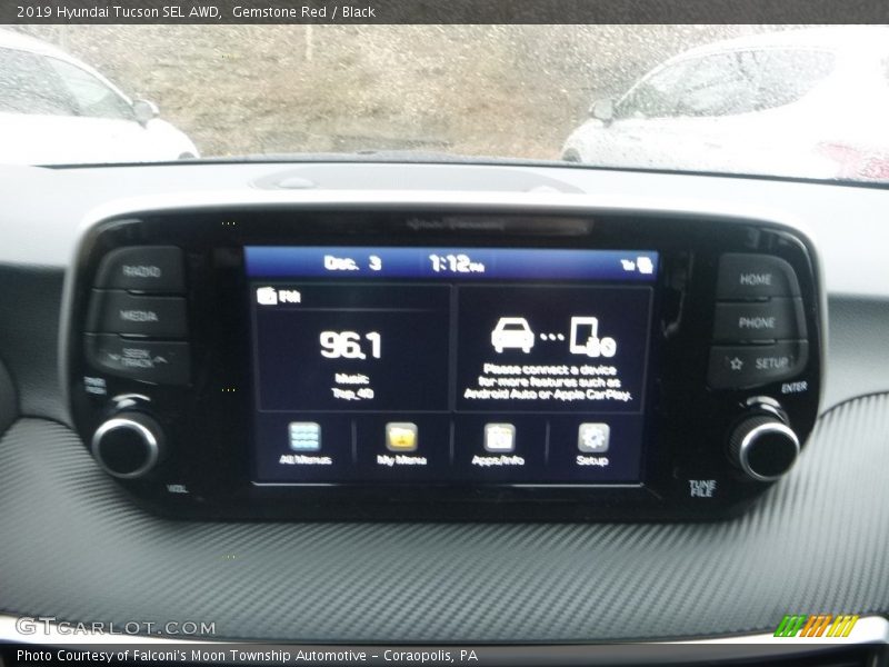 Gemstone Red / Black 2019 Hyundai Tucson SEL AWD