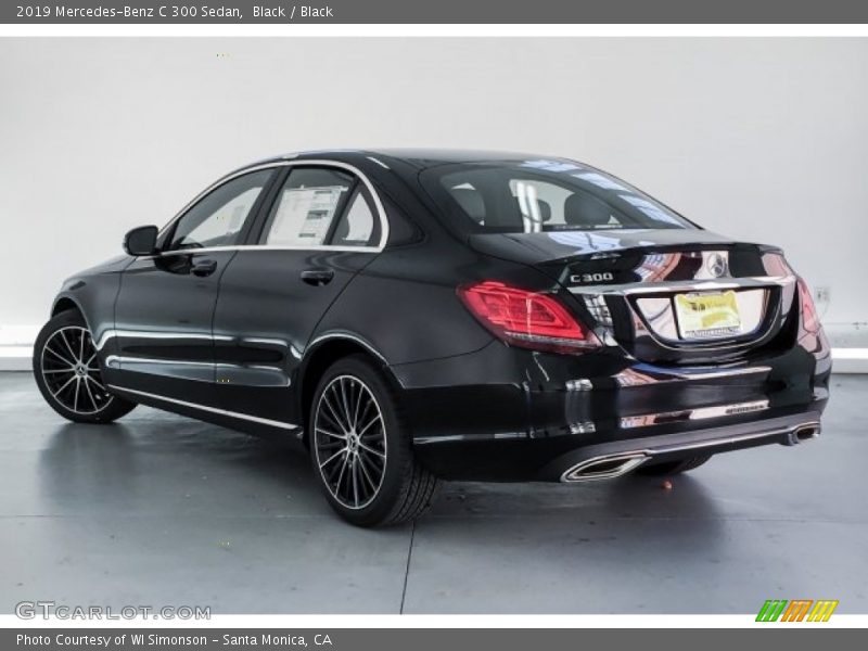 Black / Black 2019 Mercedes-Benz C 300 Sedan