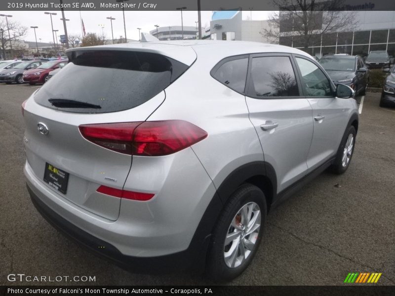 Molten Silver / Gray 2019 Hyundai Tucson SE AWD