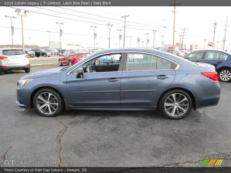 Lapis Blue Pearl / Slate Black 2016 Subaru Legacy 2.5i Limited