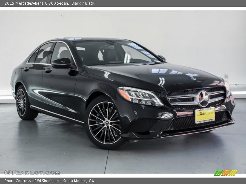 Black / Black 2019 Mercedes-Benz C 300 Sedan