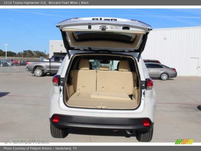 Blizzard Pearl White / Black 2019 Toyota Highlander XLE