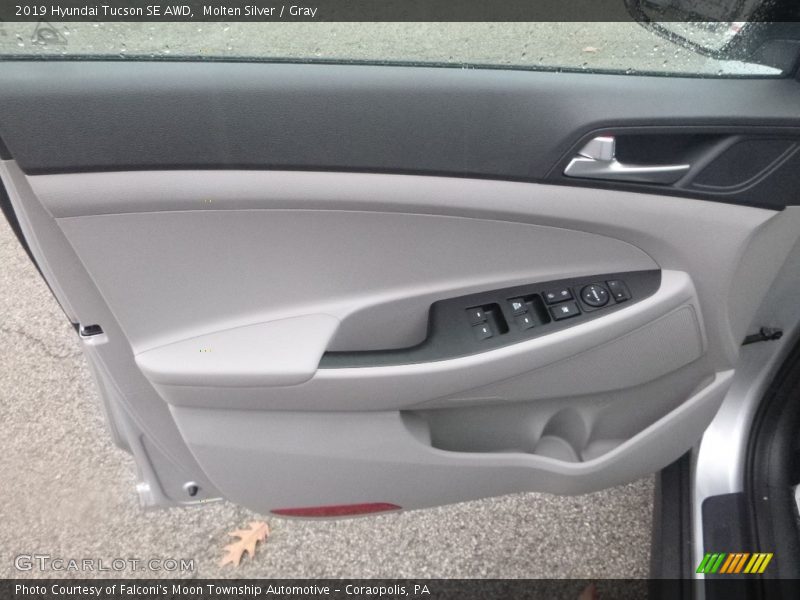 Molten Silver / Gray 2019 Hyundai Tucson SE AWD
