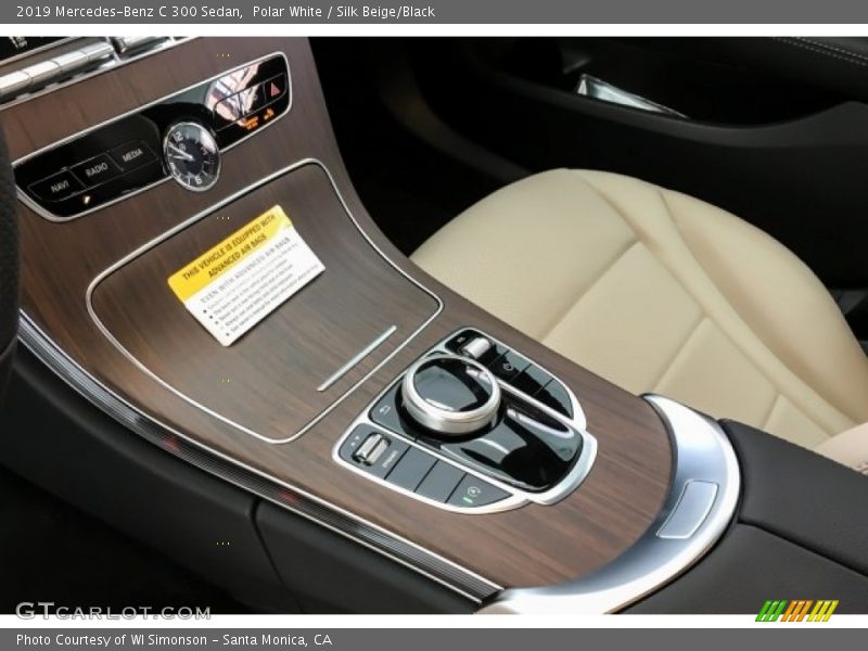 Polar White / Silk Beige/Black 2019 Mercedes-Benz C 300 Sedan