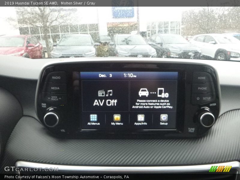 Molten Silver / Gray 2019 Hyundai Tucson SE AWD