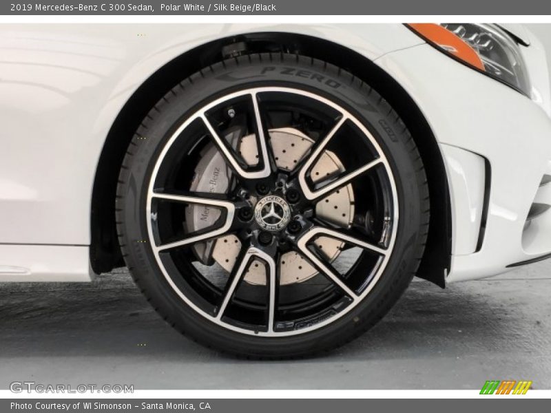 Polar White / Silk Beige/Black 2019 Mercedes-Benz C 300 Sedan