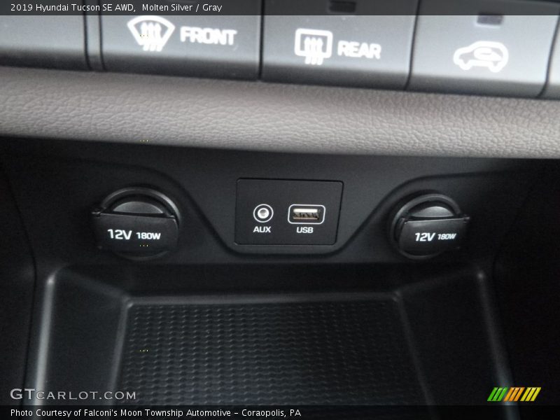 Molten Silver / Gray 2019 Hyundai Tucson SE AWD