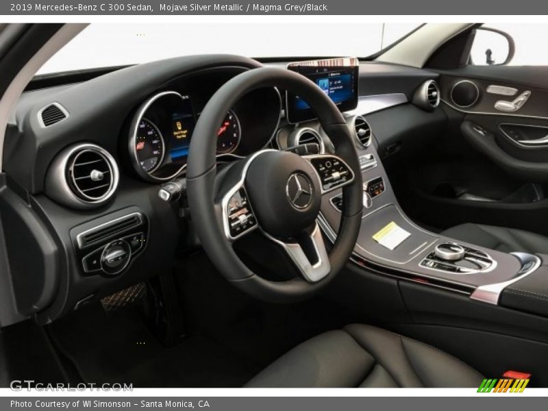 Mojave Silver Metallic / Magma Grey/Black 2019 Mercedes-Benz C 300 Sedan