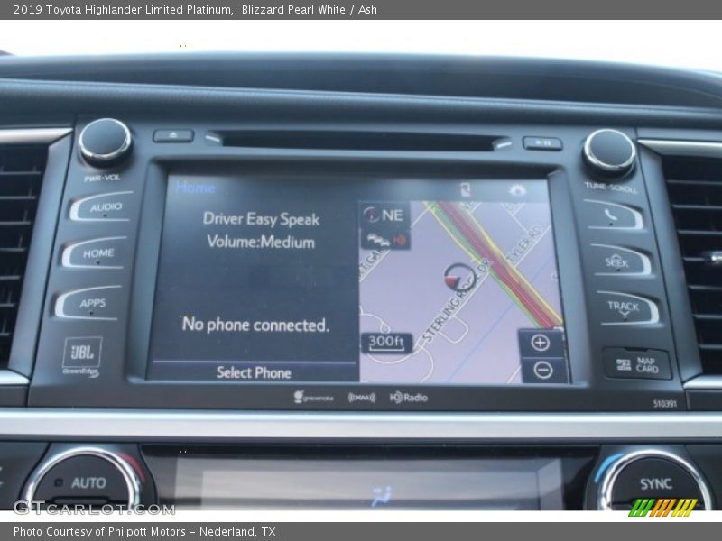 Blizzard Pearl White / Ash 2019 Toyota Highlander Limited Platinum