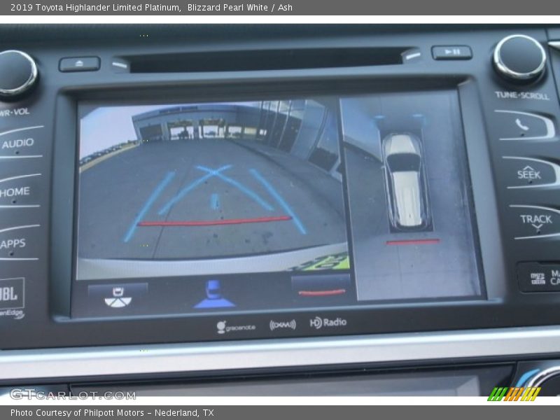 Blizzard Pearl White / Ash 2019 Toyota Highlander Limited Platinum