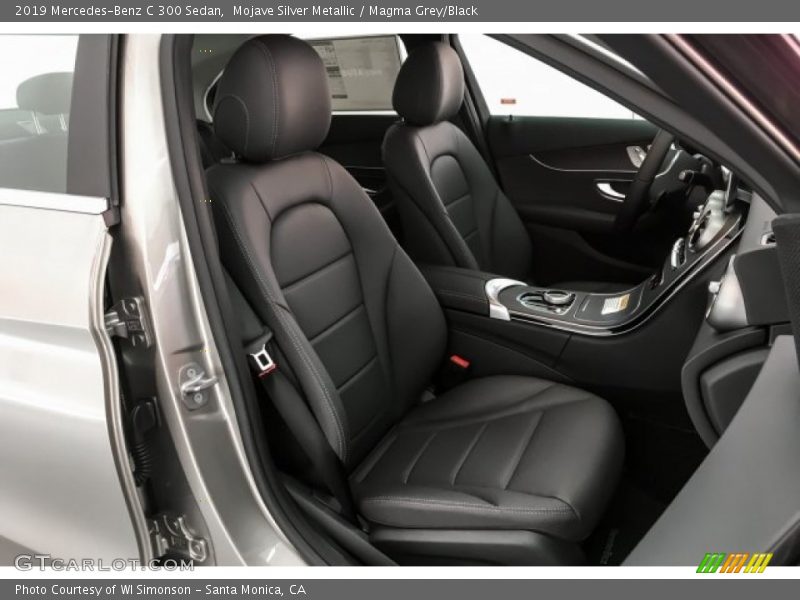 Mojave Silver Metallic / Magma Grey/Black 2019 Mercedes-Benz C 300 Sedan