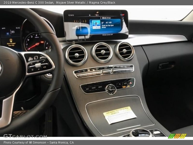 Mojave Silver Metallic / Magma Grey/Black 2019 Mercedes-Benz C 300 Sedan