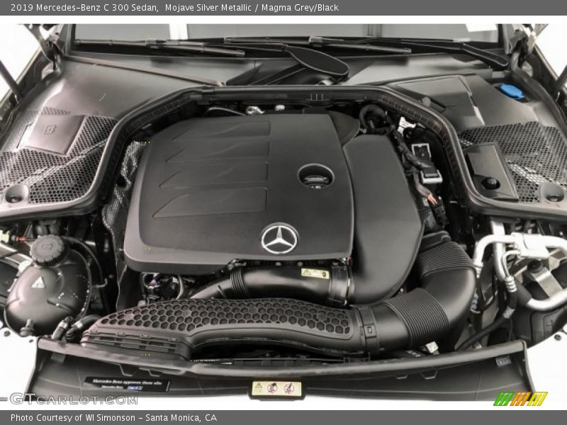 Mojave Silver Metallic / Magma Grey/Black 2019 Mercedes-Benz C 300 Sedan