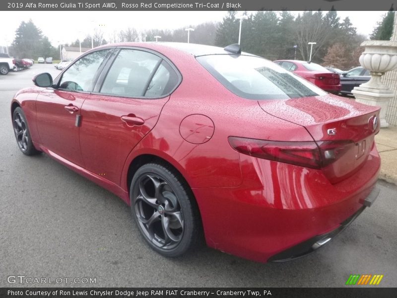 Rosso Red Competizione Tri-Coat / Black 2019 Alfa Romeo Giulia Ti Sport AWD