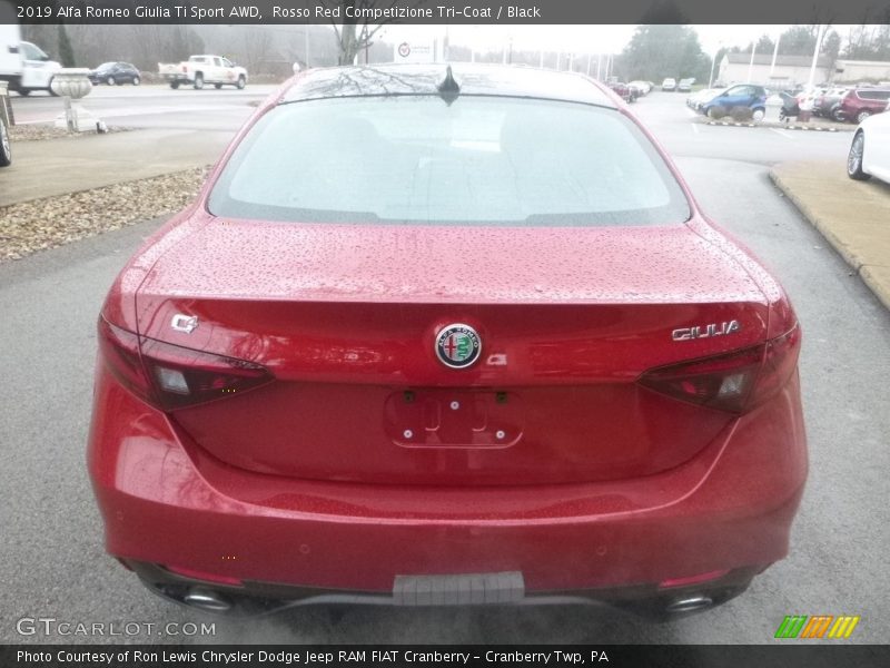 Rosso Red Competizione Tri-Coat / Black 2019 Alfa Romeo Giulia Ti Sport AWD
