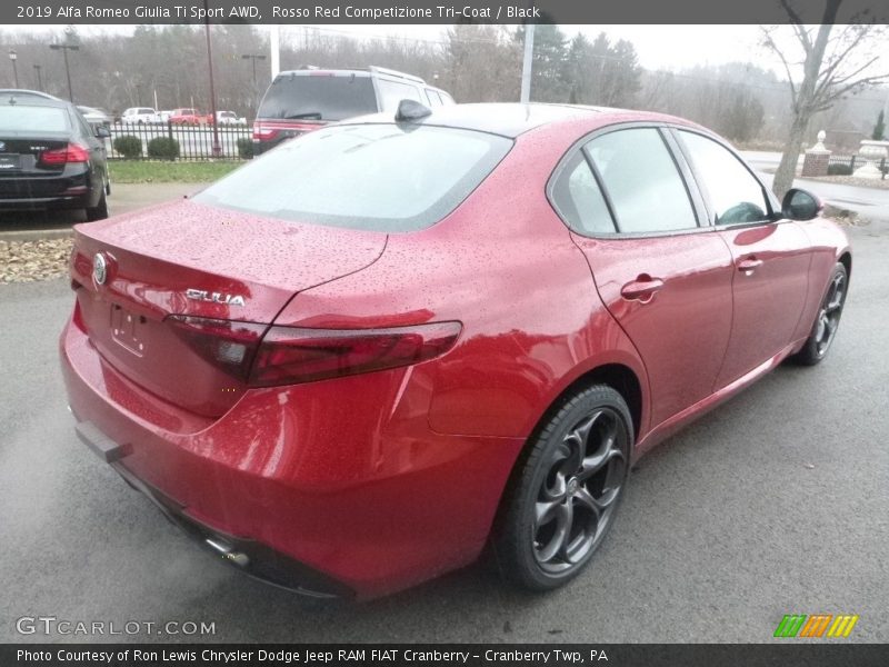 Rosso Red Competizione Tri-Coat / Black 2019 Alfa Romeo Giulia Ti Sport AWD