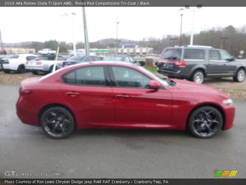 Rosso Red Competizione Tri-Coat / Black 2019 Alfa Romeo Giulia Ti Sport AWD