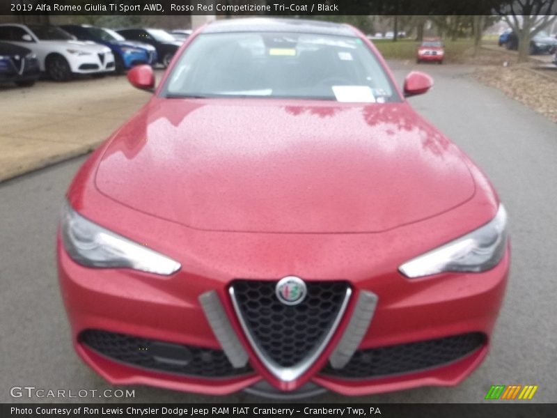 Rosso Red Competizione Tri-Coat / Black 2019 Alfa Romeo Giulia Ti Sport AWD