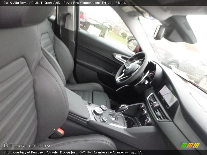 Rosso Red Competizione Tri-Coat / Black 2019 Alfa Romeo Giulia Ti Sport AWD
