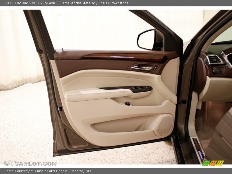 Terra Mocha Metallic / Shale/Brownstone 2015 Cadillac SRX Luxury AWD