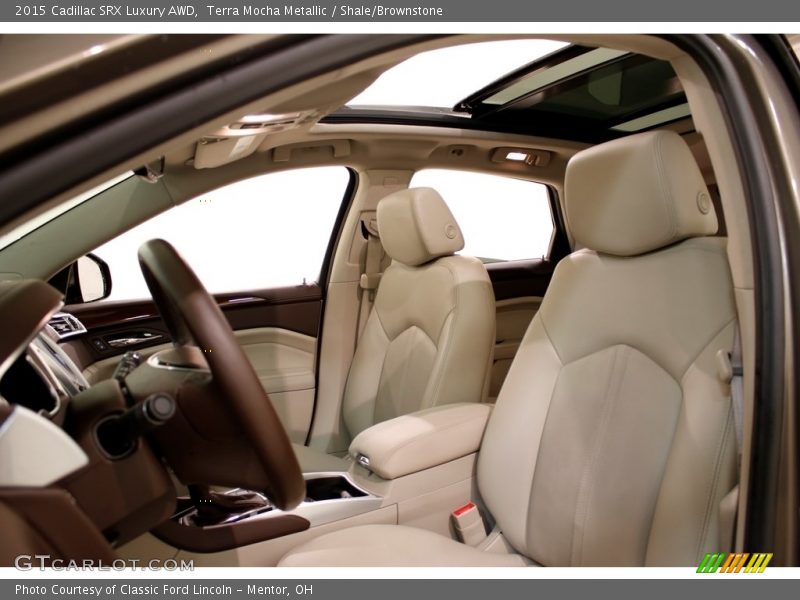 Terra Mocha Metallic / Shale/Brownstone 2015 Cadillac SRX Luxury AWD