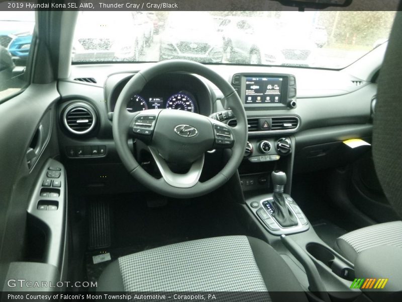Dashboard of 2019 Kona SEL AWD