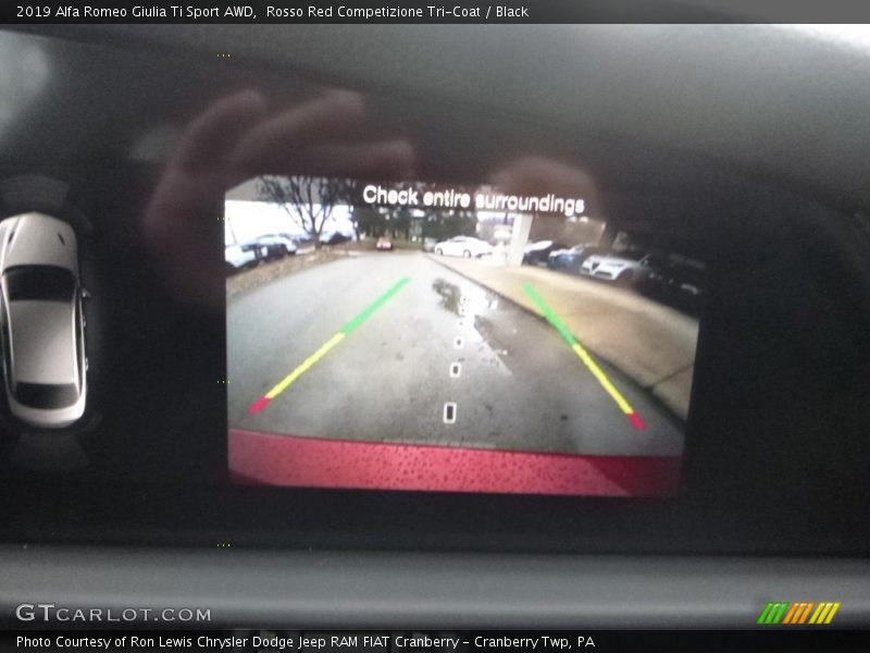 Rosso Red Competizione Tri-Coat / Black 2019 Alfa Romeo Giulia Ti Sport AWD