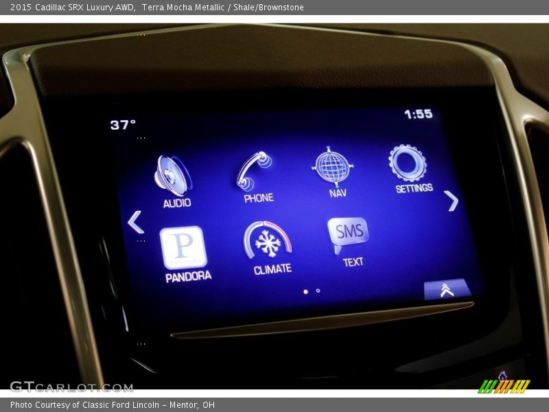 Terra Mocha Metallic / Shale/Brownstone 2015 Cadillac SRX Luxury AWD