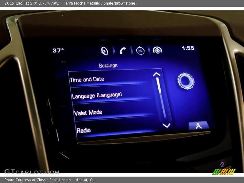 Terra Mocha Metallic / Shale/Brownstone 2015 Cadillac SRX Luxury AWD