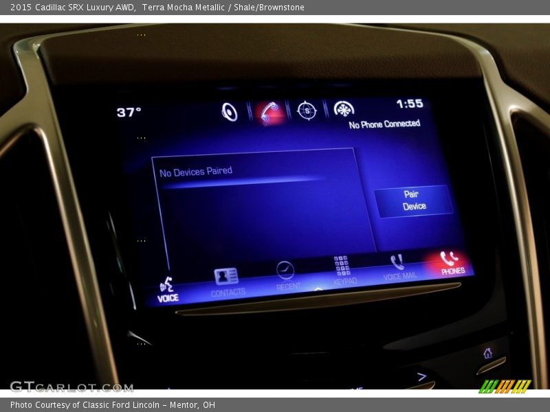 Terra Mocha Metallic / Shale/Brownstone 2015 Cadillac SRX Luxury AWD
