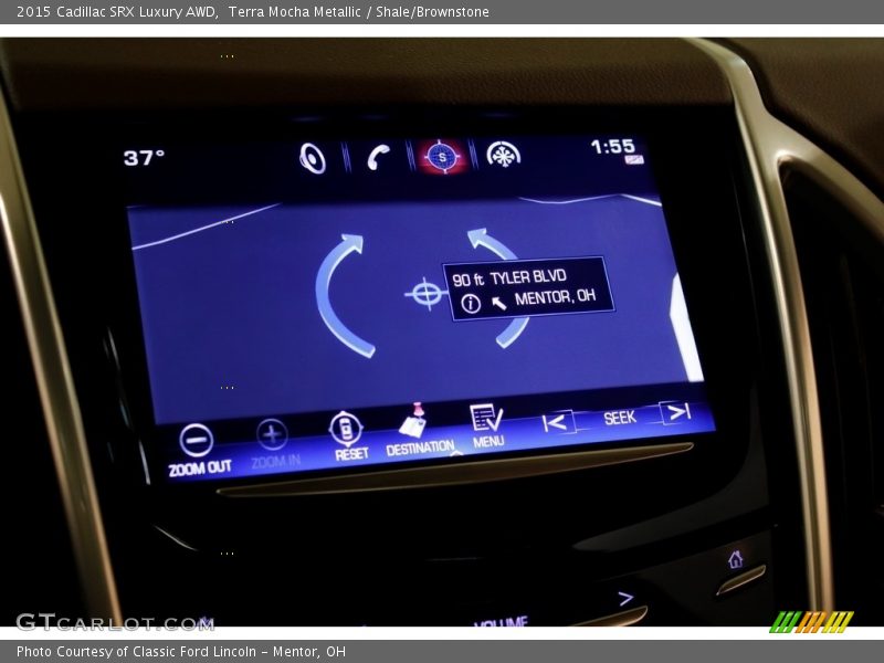 Terra Mocha Metallic / Shale/Brownstone 2015 Cadillac SRX Luxury AWD