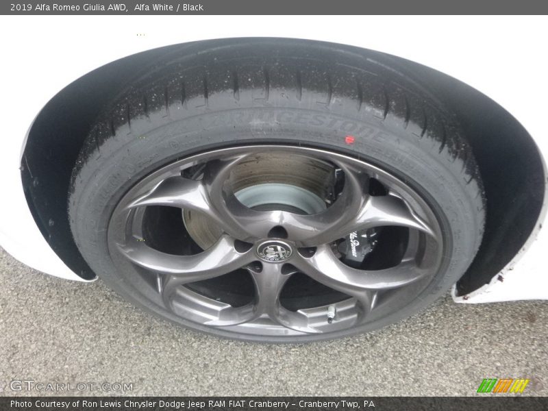 Alfa White / Black 2019 Alfa Romeo Giulia AWD
