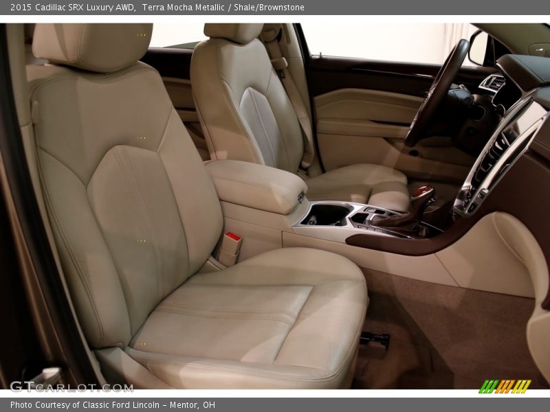 Terra Mocha Metallic / Shale/Brownstone 2015 Cadillac SRX Luxury AWD