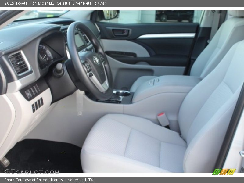 Celestial Silver Metallic / Ash 2019 Toyota Highlander LE