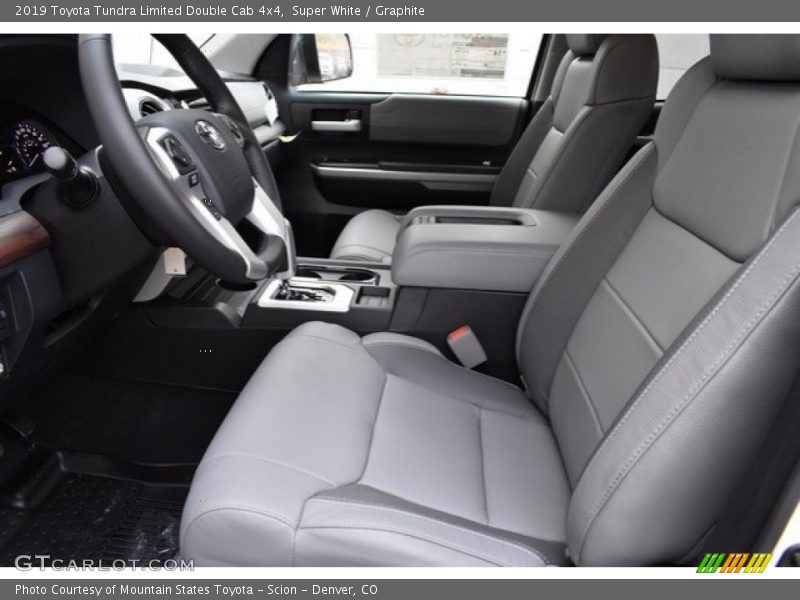 Front Seat of 2019 Tundra Limited Double Cab 4x4