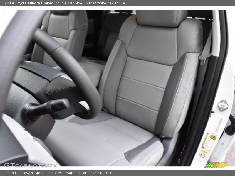 Front Seat of 2019 Tundra Limited Double Cab 4x4