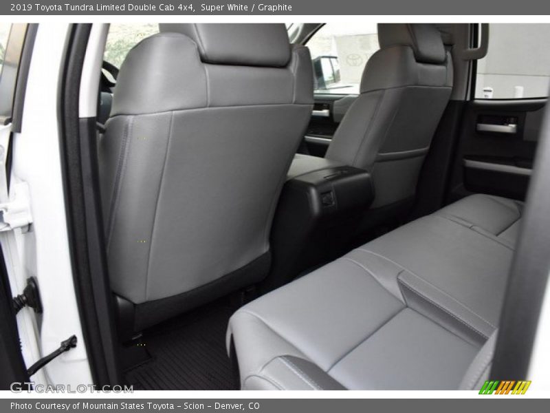 Rear Seat of 2019 Tundra Limited Double Cab 4x4