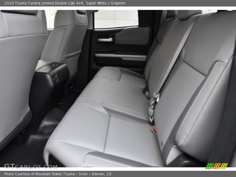 Rear Seat of 2019 Tundra Limited Double Cab 4x4