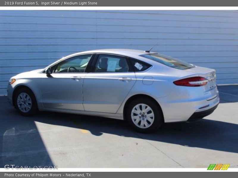 Ingot Silver / Medium Light Stone 2019 Ford Fusion S