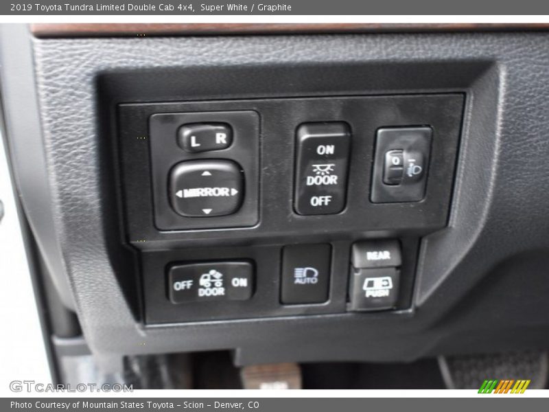 Controls of 2019 Tundra Limited Double Cab 4x4