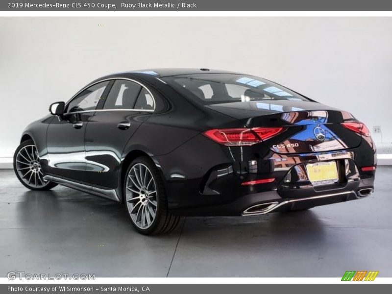 Ruby Black Metallic / Black 2019 Mercedes-Benz CLS 450 Coupe