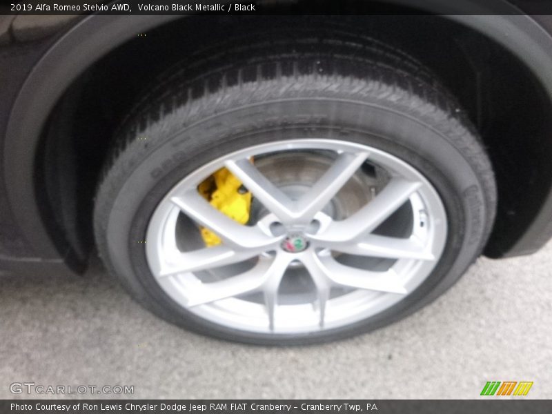Volcano Black Metallic / Black 2019 Alfa Romeo Stelvio AWD