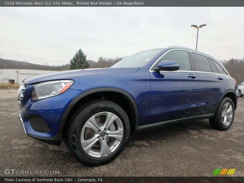 Brilliant Blue Metallic / Silk Beige/Black 2018 Mercedes-Benz GLC 300 4Matic