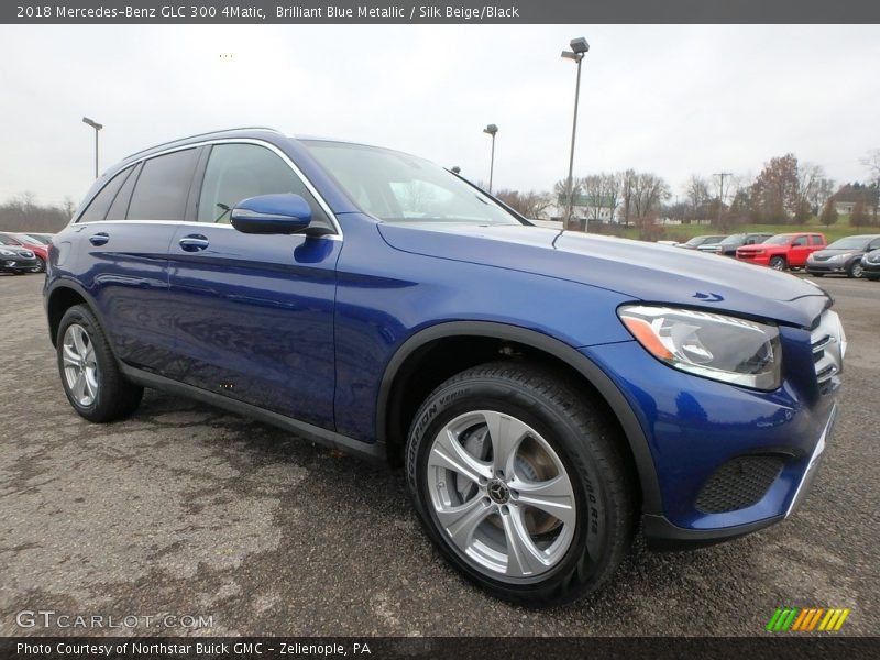 Brilliant Blue Metallic / Silk Beige/Black 2018 Mercedes-Benz GLC 300 4Matic
